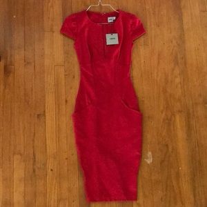 NWT. GORGEOUS red ASOS dress